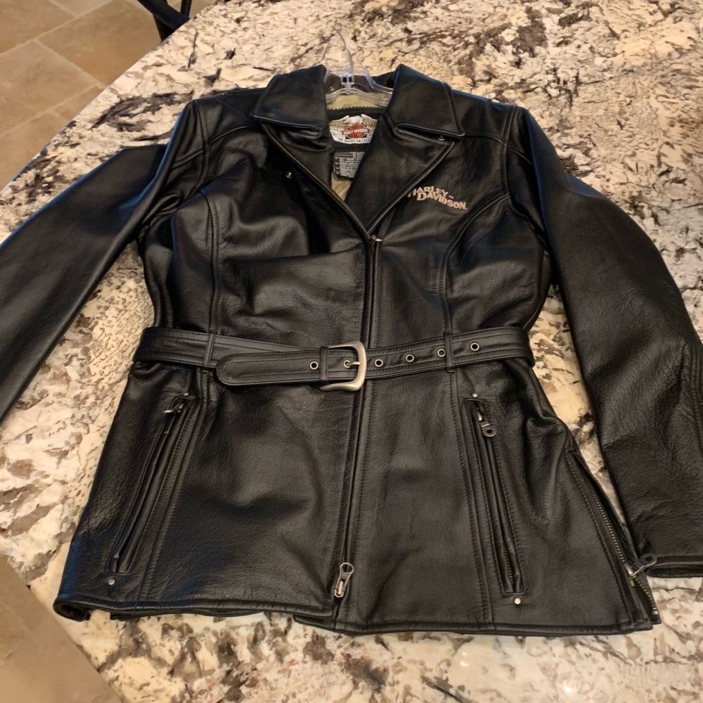 NWOT Harley Davidson leather biker jacket